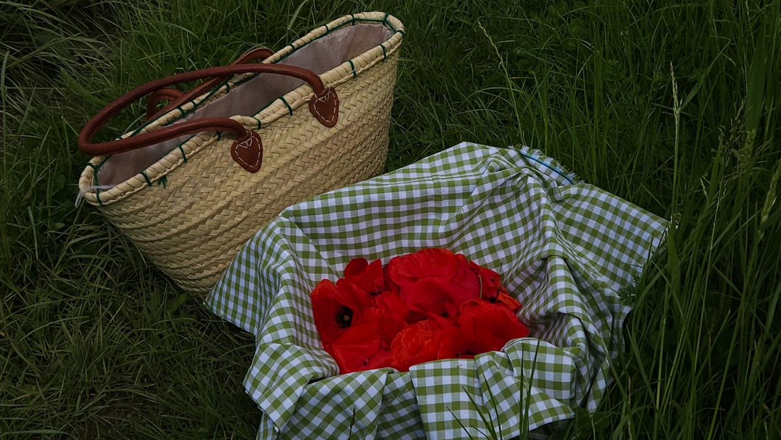 Pickles de rhubarbe aux fleurs de coquelicots